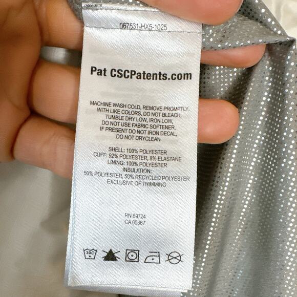 COLUMBIA White Kaleidaslope II Jacket Omni-Heat Insulated Thermal Coat | Small - Picture 12 of 15